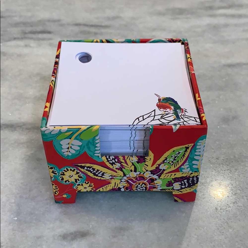 NWOT Vera Bradley Note Cube